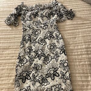 Mystic brand black and white dress.  size small